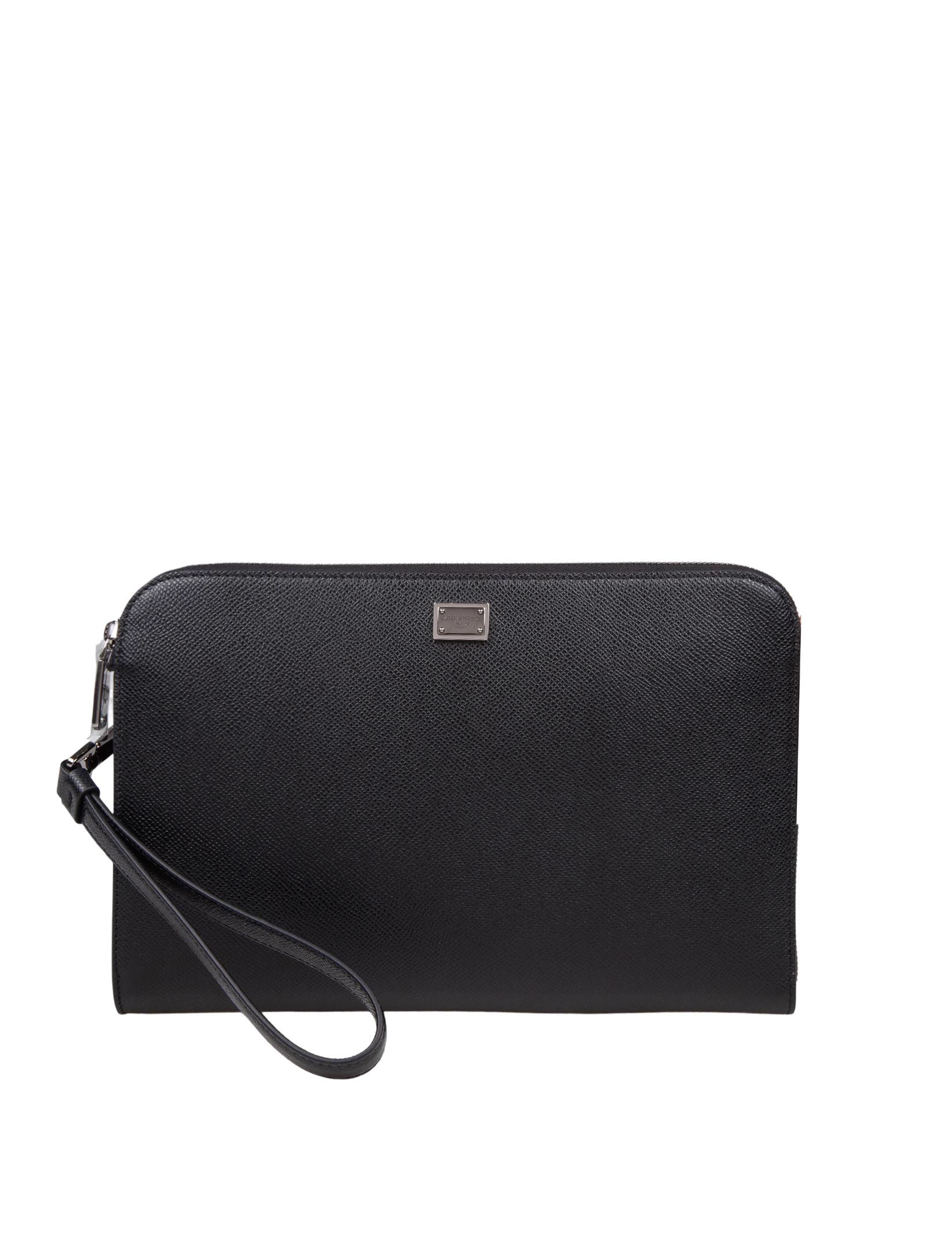 DOLCE & GABBANA POCHETTE SICILY IN PELLE COLORE NERO