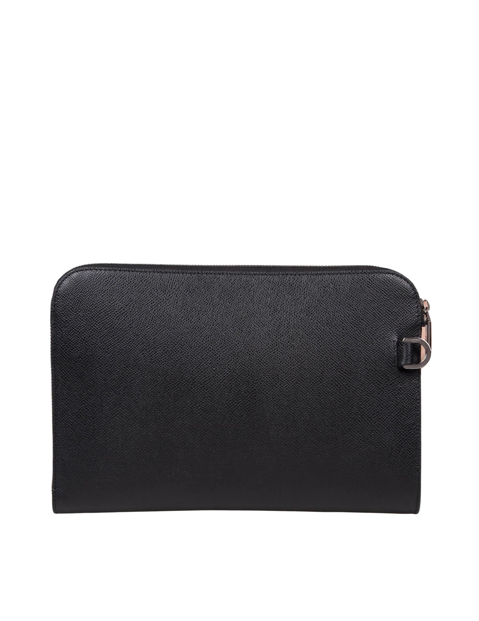 DOLCE & GABBANA POCHETTE SICILY IN PELLE COLORE NERO