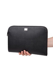 DOLCE & GABBANA POCHETTE SICILY IN PELLE COLORE NERO