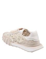 DOLCE & GABBANA SNEAKERS PIZZO AVORIO