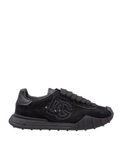 DOLCE & GABBANA SNEAKERS IN PIZZO CUSHION NERO