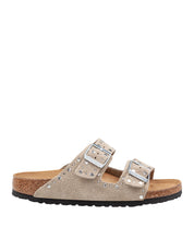 BIRKENSTOCK SANDALO ARIZONA RIVET BORDER IN COLORE