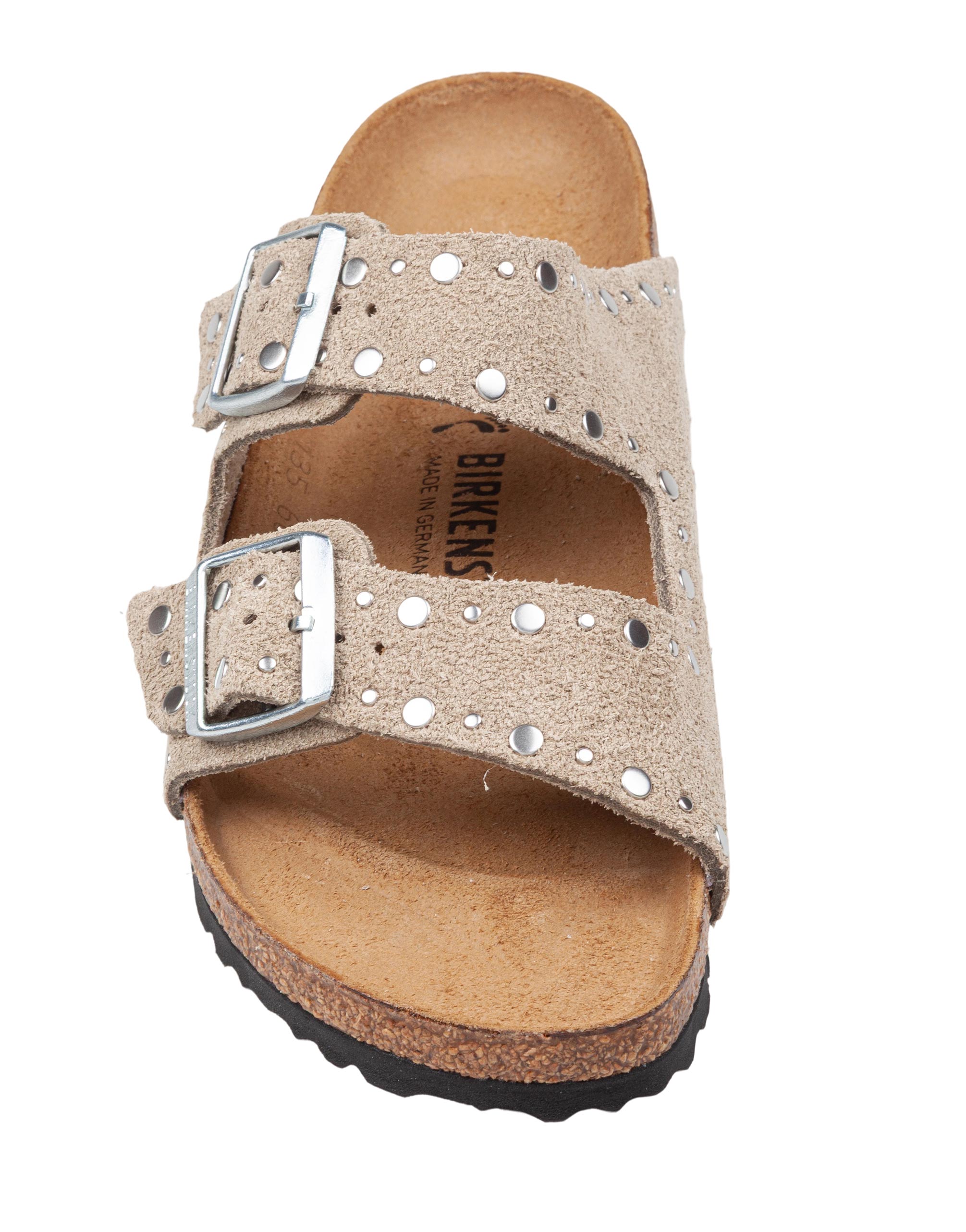 BIRKENSTOCK SANDALO ARIZONA RIVET BORDER IN COLORE