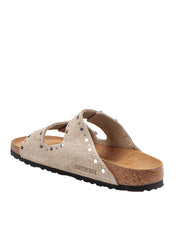 BIRKENSTOCK SANDALO ARIZONA RIVET BORDER IN COLORE
