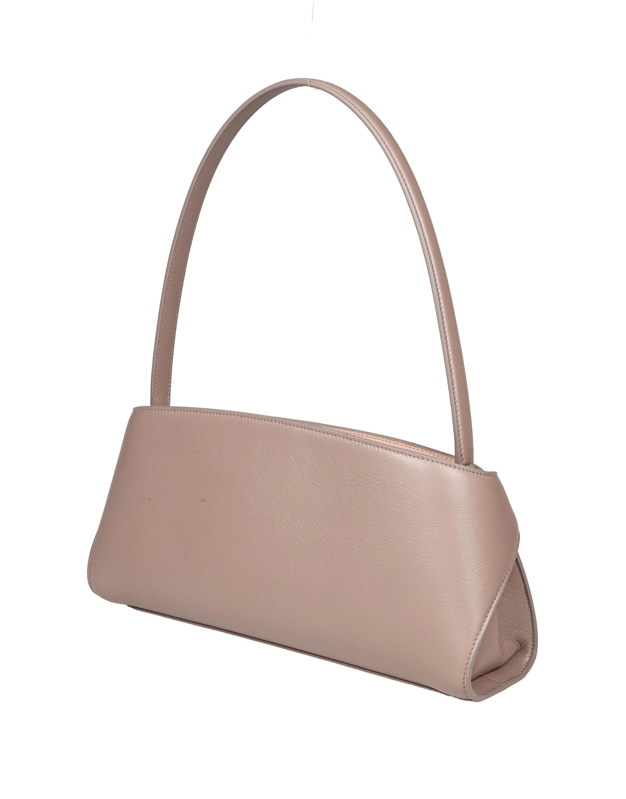 FERRAGAMO HUG SH EW SHOULDER BAG IN TAUPE