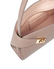 FERRAGAMO HUG SH EW SHOULDER BAG IN TAUPE