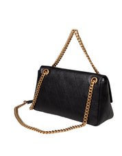 TORY BURCH CHARLIE MATELASSÉ LEATHER SHOULDER BAG