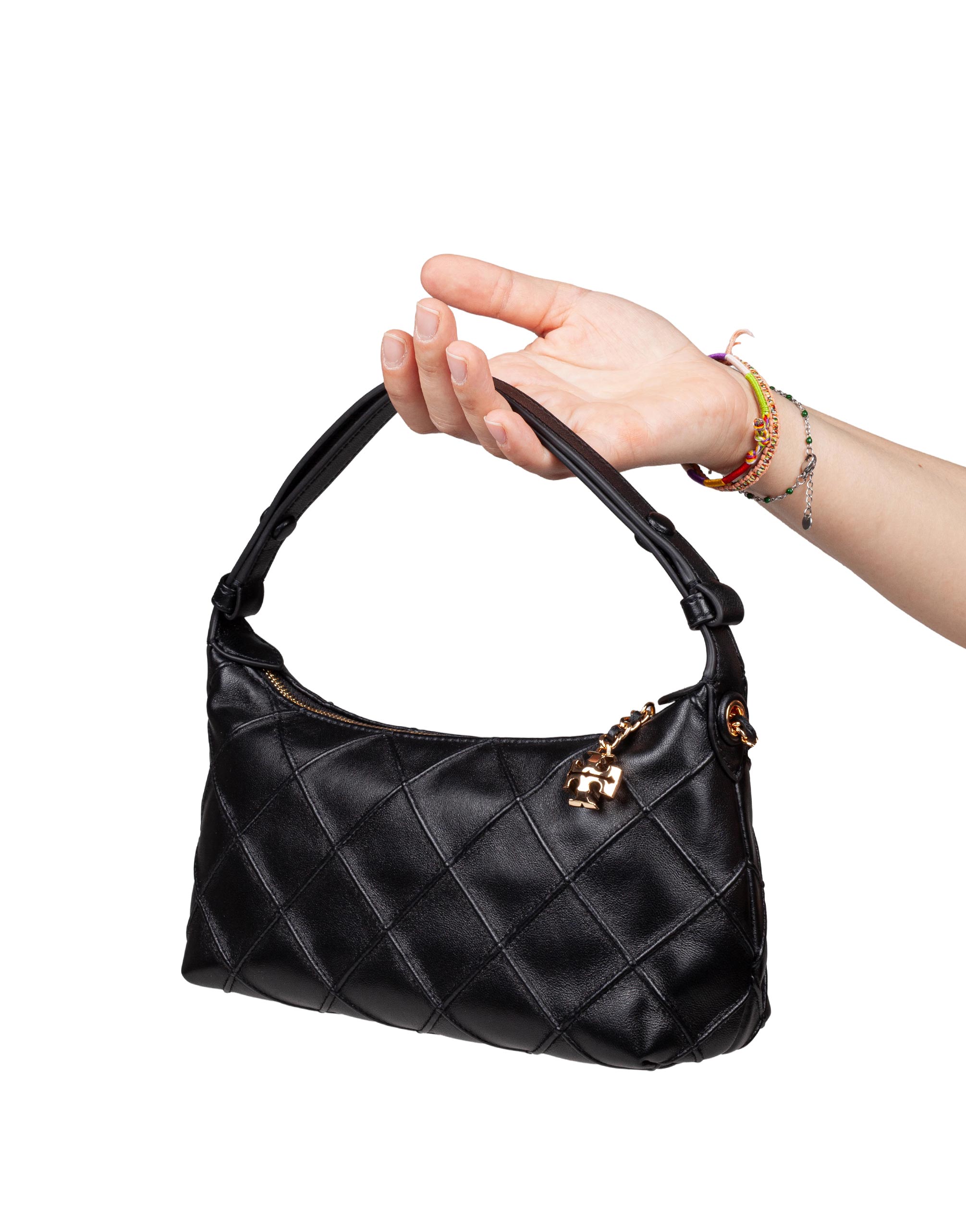 TORY BURCH POCHETTE FLEMING COLORE NERO