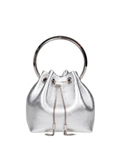JIMMY CHOO SECCHIELLO BON BON FSJ IN NAPPA METALLIZZATA