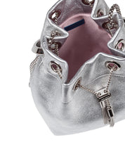 JIMMY CHOO SECCHIELLO BON BON FSJ IN NAPPA METALLIZZATA