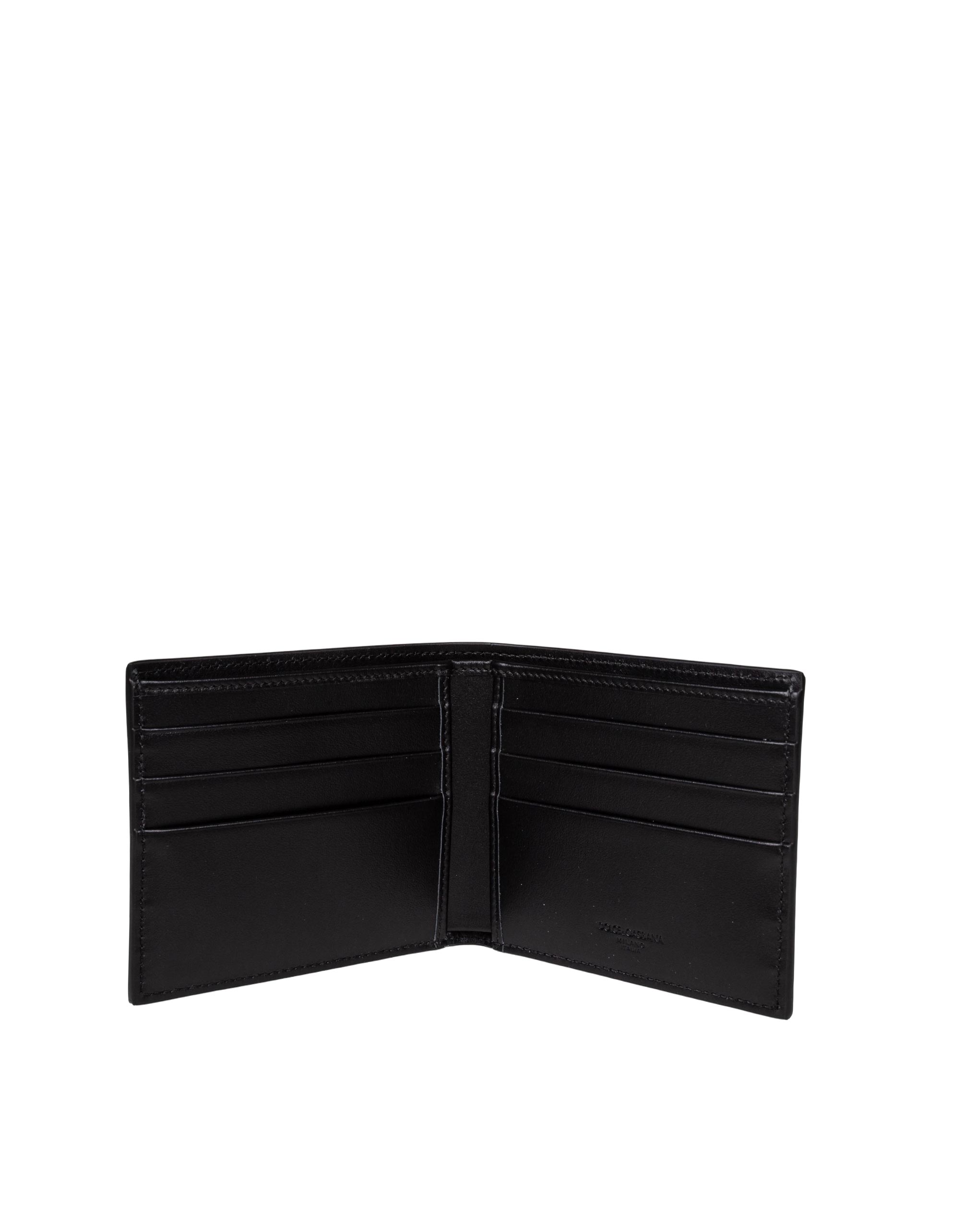 DOLCE & GABBANA PORTAFOGLI BIFOLD COLORE NERO