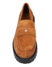 TORY BURCH MOCASSINO IN CAMOSCIO TABACCO