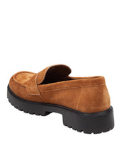 TORY BURCH MOCASSINO IN CAMOSCIO TABACCO