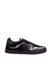 DOLCE & GABBANA PORTOFINO SNEAKERS IN BLACK LEATHER