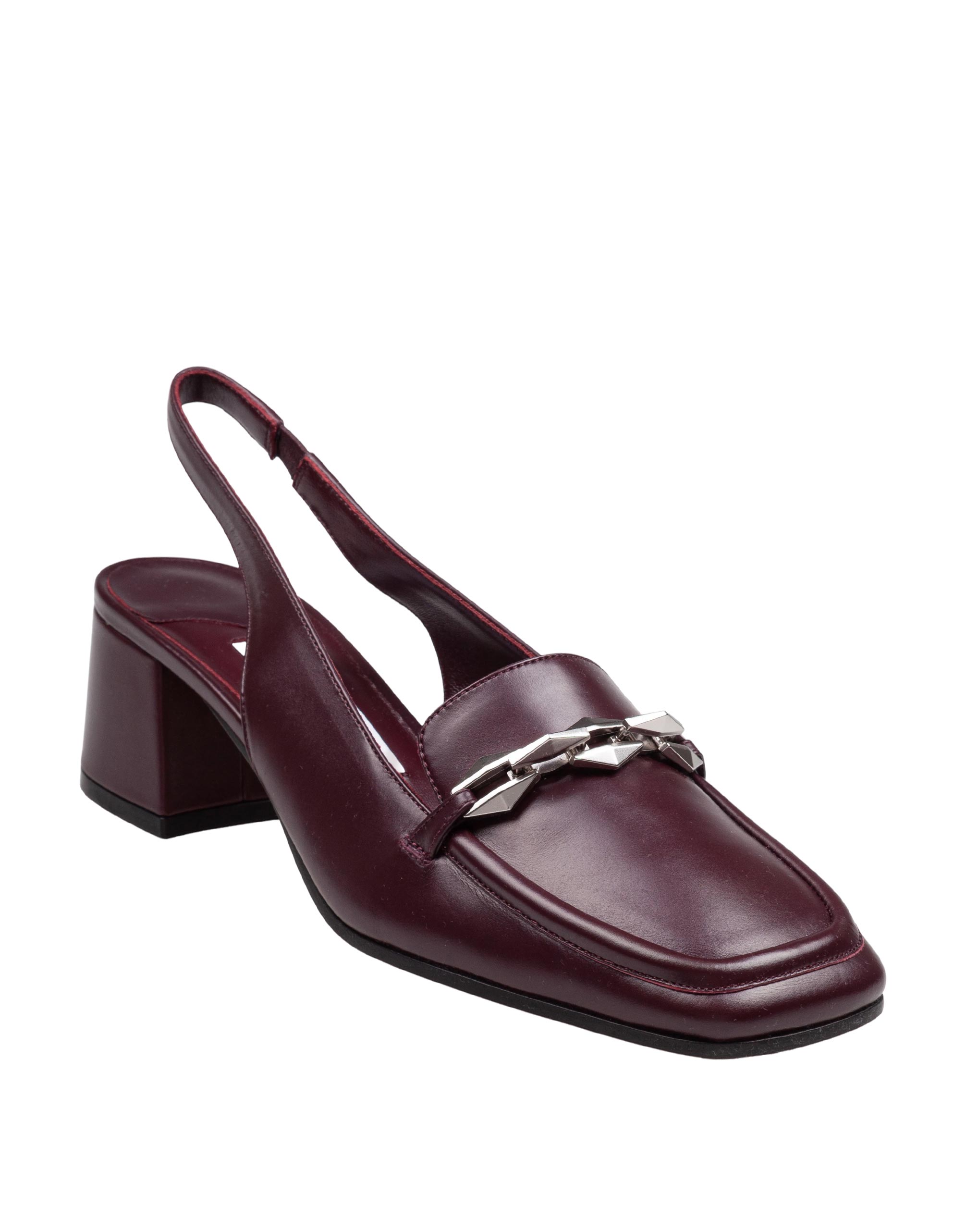 JIMMY CHOO DIAMOND TILDA 85 LEATHER SLINGBACKS