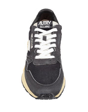 AUTRY REELWIND SNEAKERS IN MESH AND LEATHER