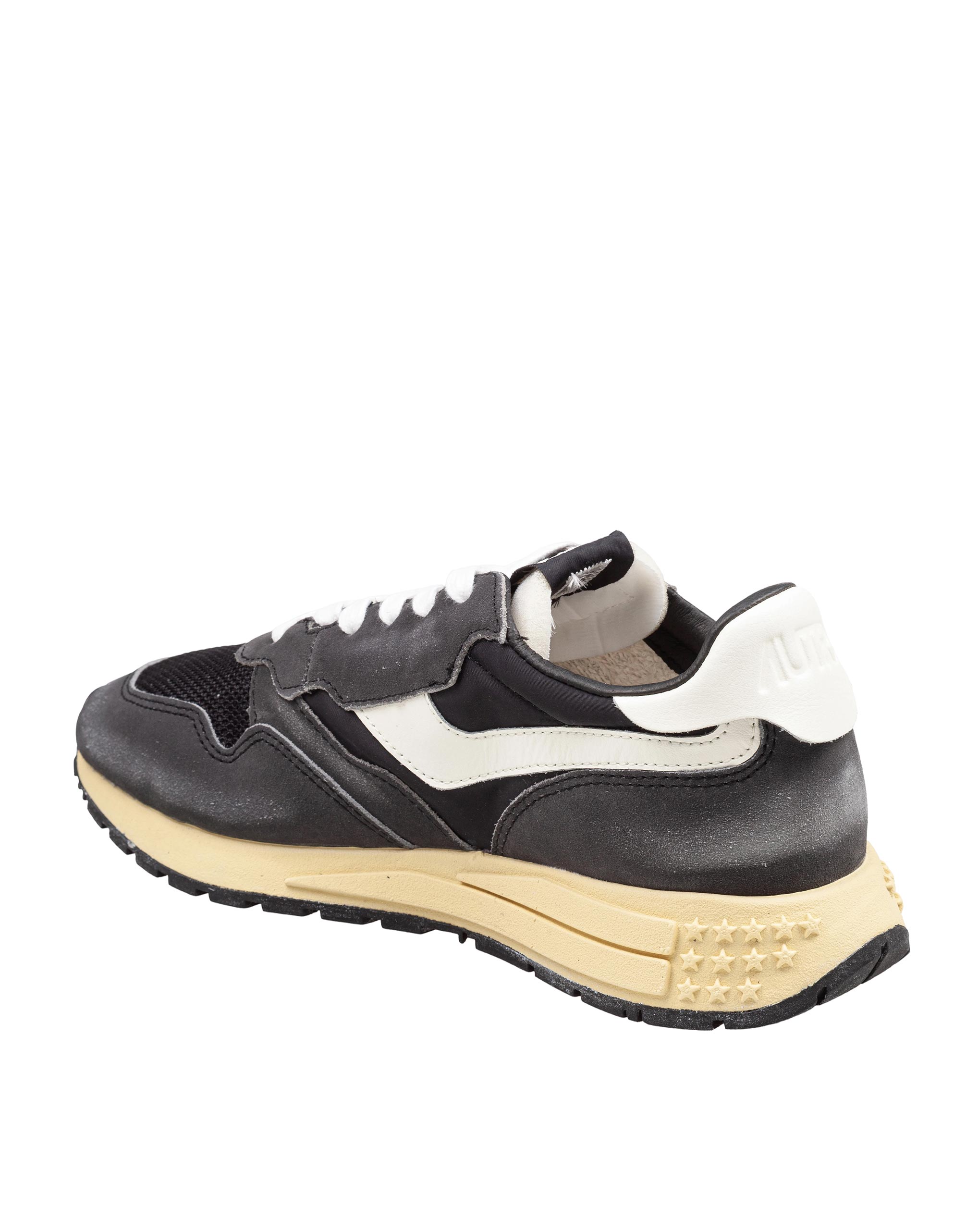 AUTRY REELWIND SNEAKERS IN MESH AND LEATHER