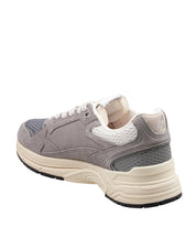 AUTRY HYPERWAY SNEAKERS IN GREY MESH AND LEATHER