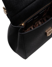 DOLCE & GABBANA BORSA SICILY IN PELLE COLORE NERO