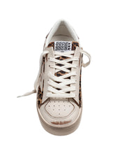 GOLDEN GOOSE STARDAN SNEAKERS IN LEATHER AND PONY SKIN