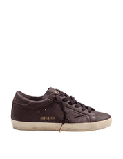 GOLDEN GOOSE SNEAKERS SUPER STARDARK BROWN