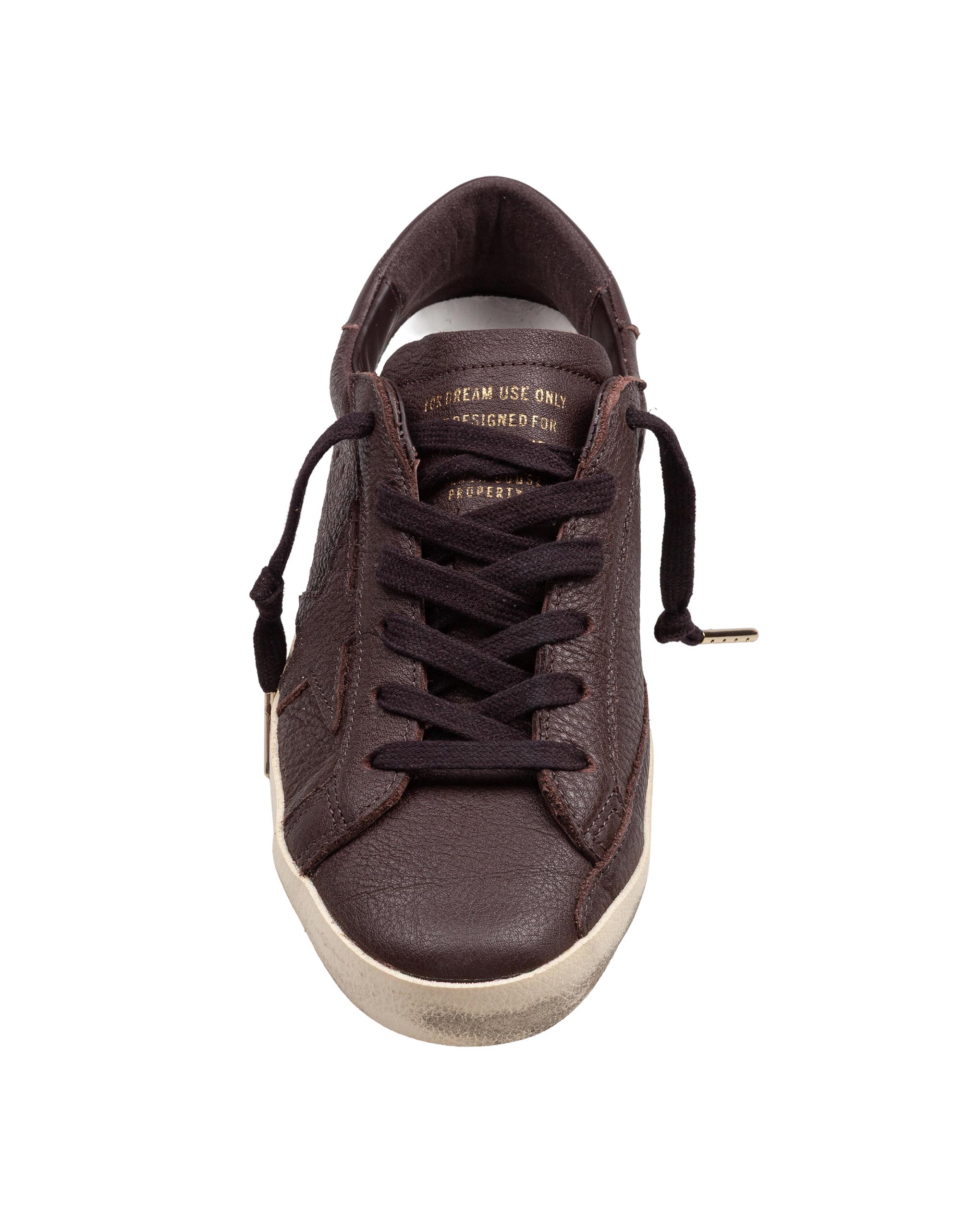 GOLDEN GOOSE SNEAKERS SUPER STARDARK BROWN