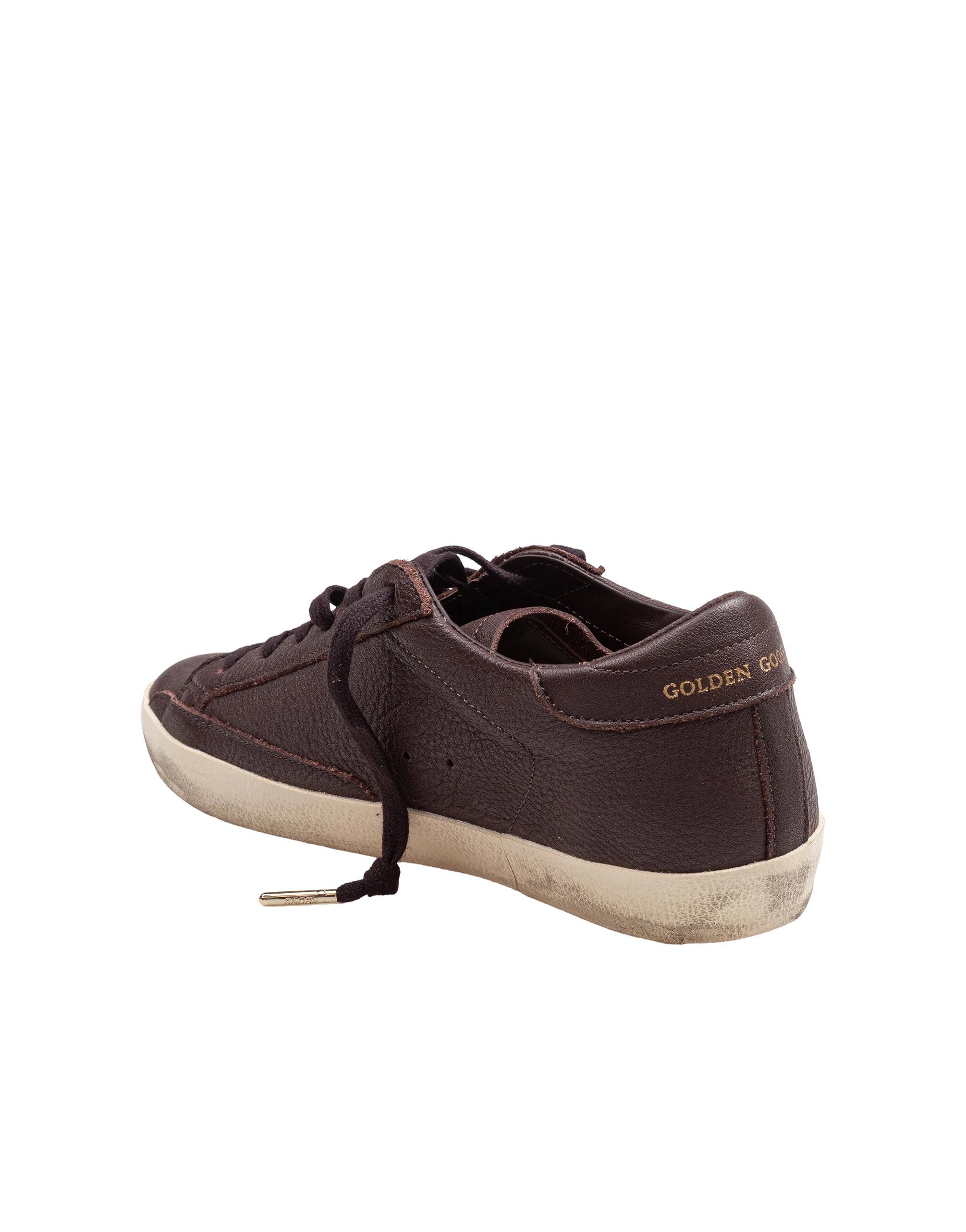 GOLDEN GOOSE SNEAKERS SUPER STARDARK BROWN