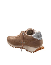 GOLDEN GOOSE TOBACCO SUEDE RUNNING SNEAKERS