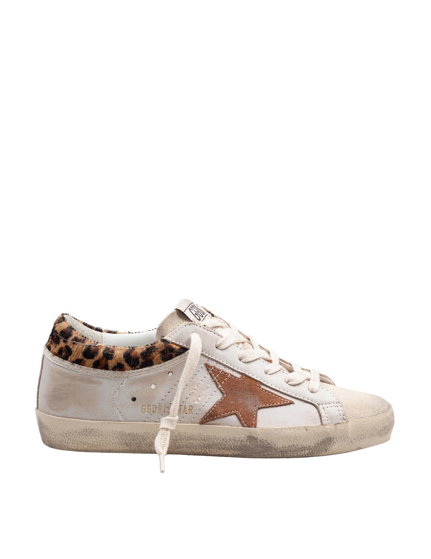 GOLDEN GOOSE SNEAKERS SUPER STAR IN PELLE E CAMOSCIO