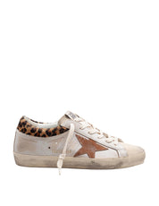 GOLDEN GOOSE SNEAKERS SUPER STAR IN PELLE E CAMOSCIO