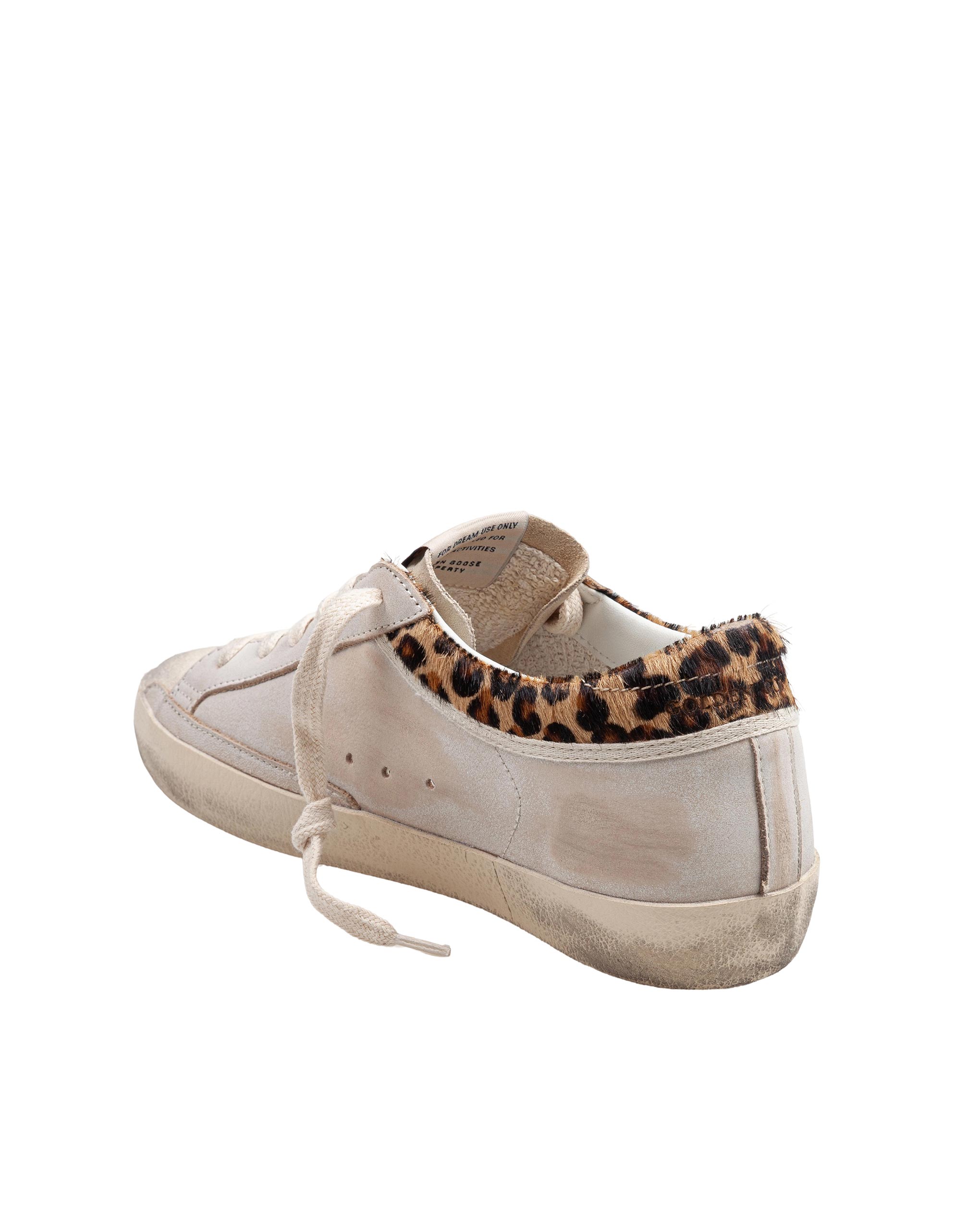 GOLDEN GOOSE SNEAKERS SUPER STAR IN PELLE E CAMOSCIO