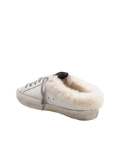 GOLDEN GOOSE SABOT SUPER STAR IN PELLE CON STELLA IN GLITTER