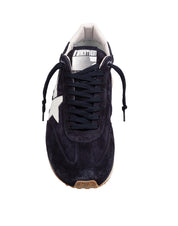 GOLDEN GOOSE BLUE SUEDE RUNNING SNEAKERS