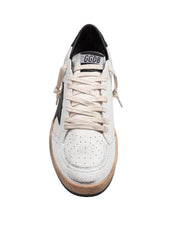 GOLDEN GOOSE SNEAKERS BALLSTAR IN NAPPA COLORE BIANCO E NERO