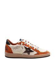 GOLDEN GOOSE SNEAKERS BALLSTAR IN NAPPA E CAMOSCIO