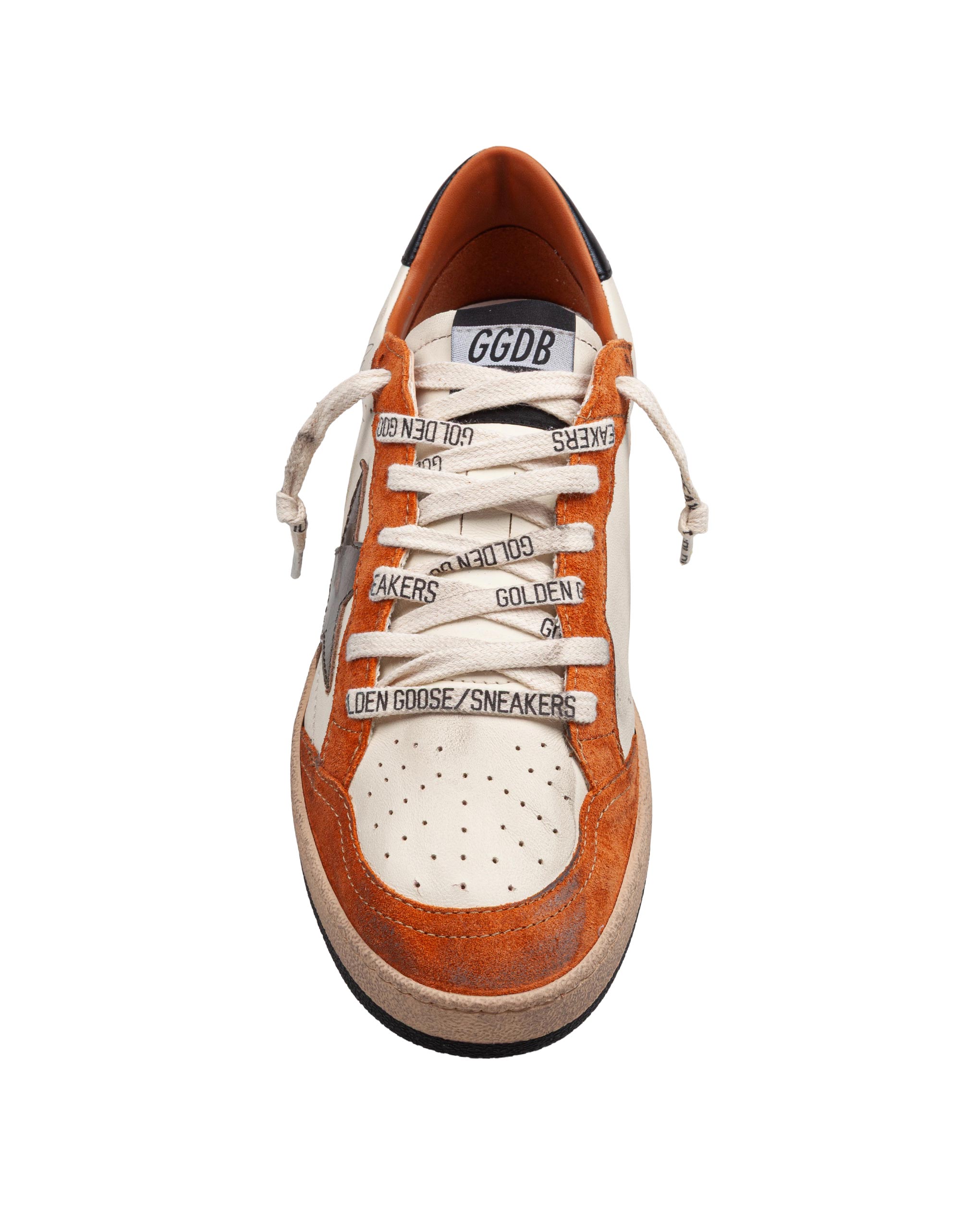 GOLDEN GOOSE SNEAKERS BALLSTAR IN NAPPA E CAMOSCIO