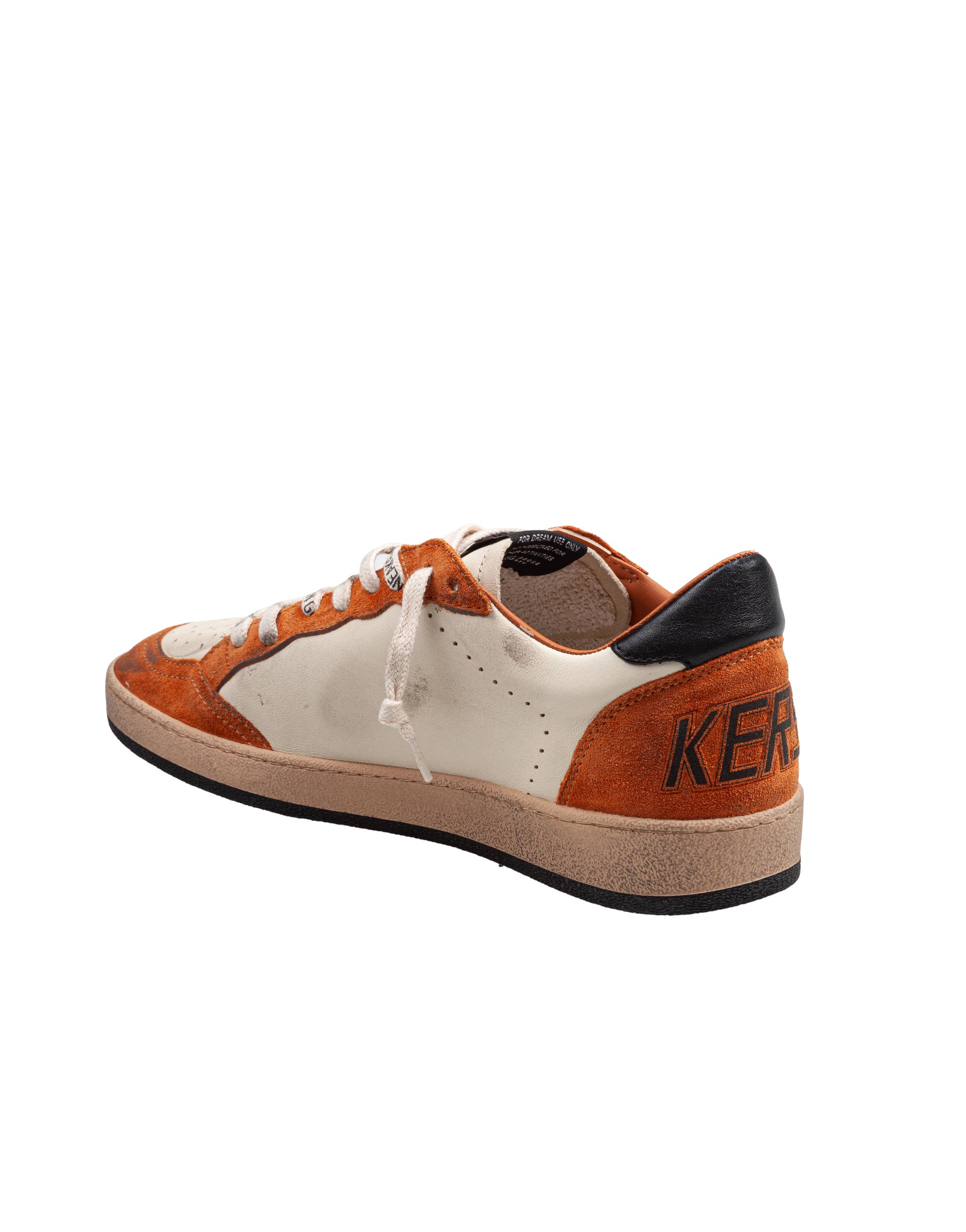 GOLDEN GOOSE SNEAKERS BALLSTAR IN NAPPA E CAMOSCIO