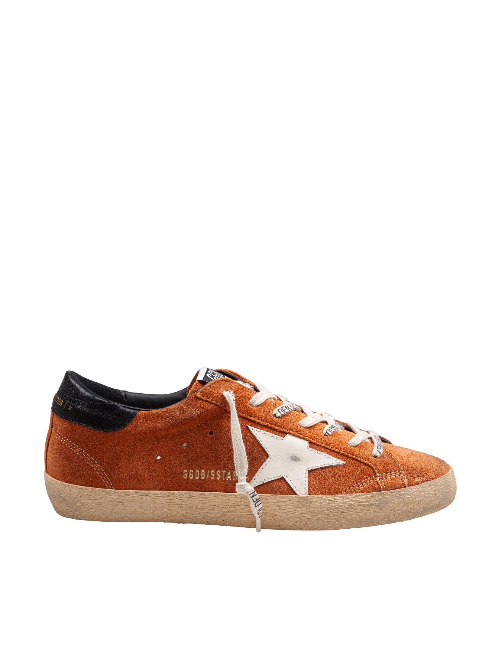 GOLDEN GOOSE SNEAKERS SUPERSTAR IN CAMOSCIO COLORE MARRONE CHIARO