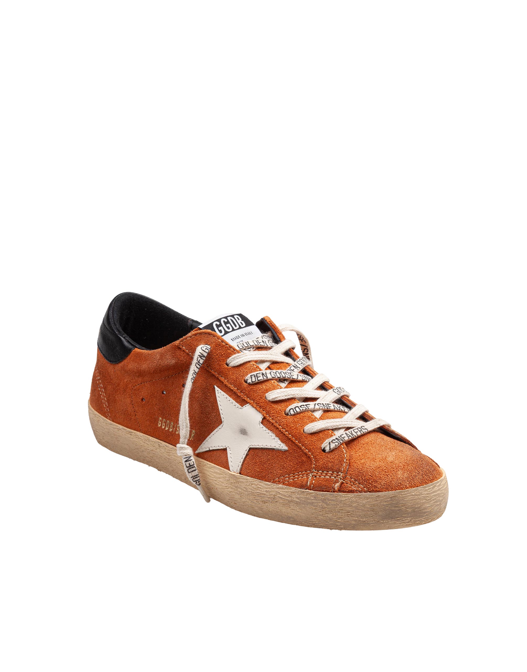 GOLDEN GOOSE SNEAKERS SUPERSTAR IN CAMOSCIO COLORE MARRONE CHIARO