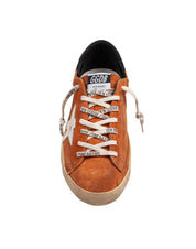 GOLDEN GOOSE SNEAKERS SUPERSTAR IN CAMOSCIO COLORE MARRONE CHIARO