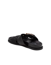 AGL CRISTINA CIABATTA CROCHET IN PELLE