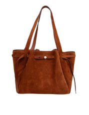 TORY BURCH ROMY TOTE IN COLORE CARAMELLO