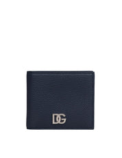 DOLCE & GABBANA PORTAFOGLI BIFOLD COLORE BLU