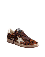 GOLDEN GOOSE SNEAKERS BALLSTAR IN CAVALLINO MACULATO