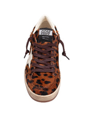 GOLDEN GOOSE SNEAKERS BALLSTAR IN CAVALLINO MACULATO