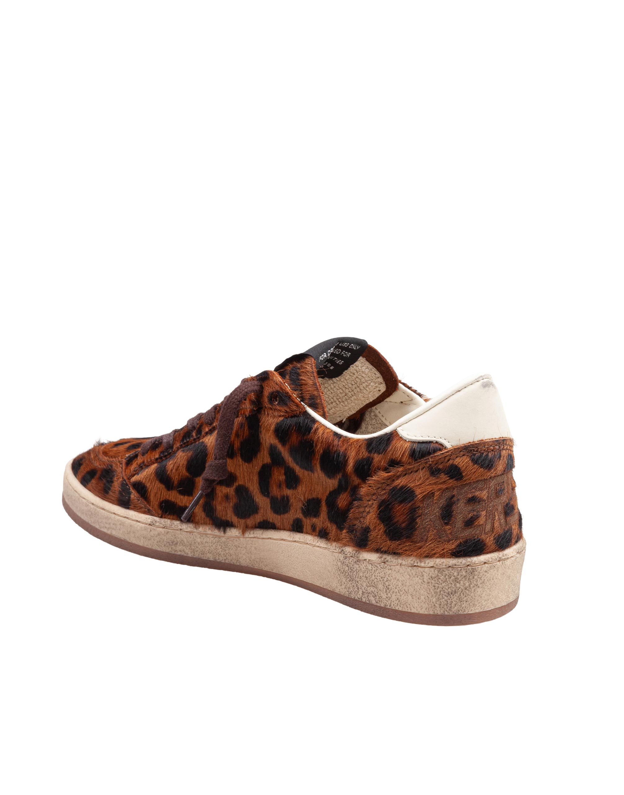 GOLDEN GOOSE SNEAKERS BALLSTAR IN CAVALLINO MACULATO