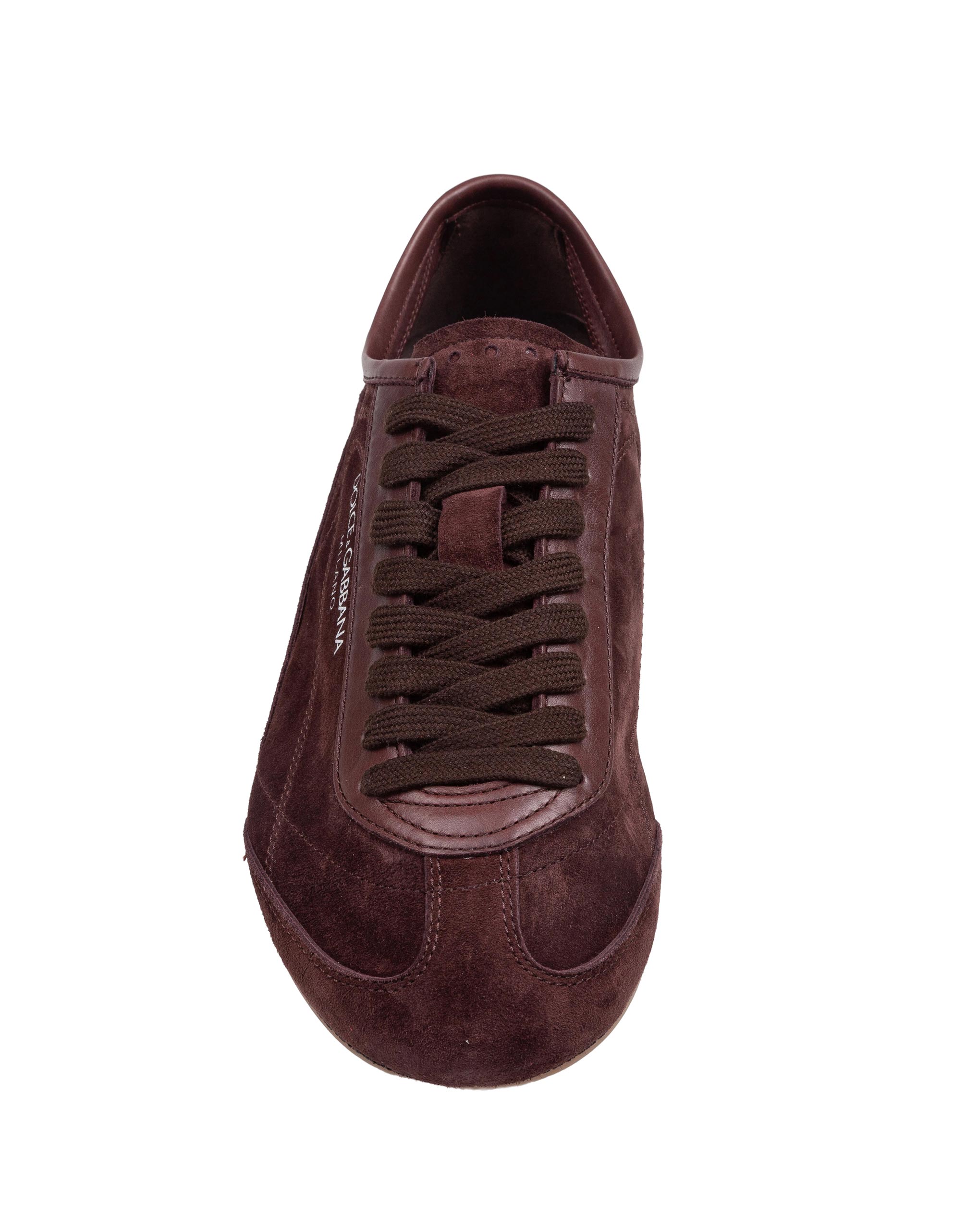 DOLCE & GABBANA SNEAKERS IN SUEDE COLORE CACAO