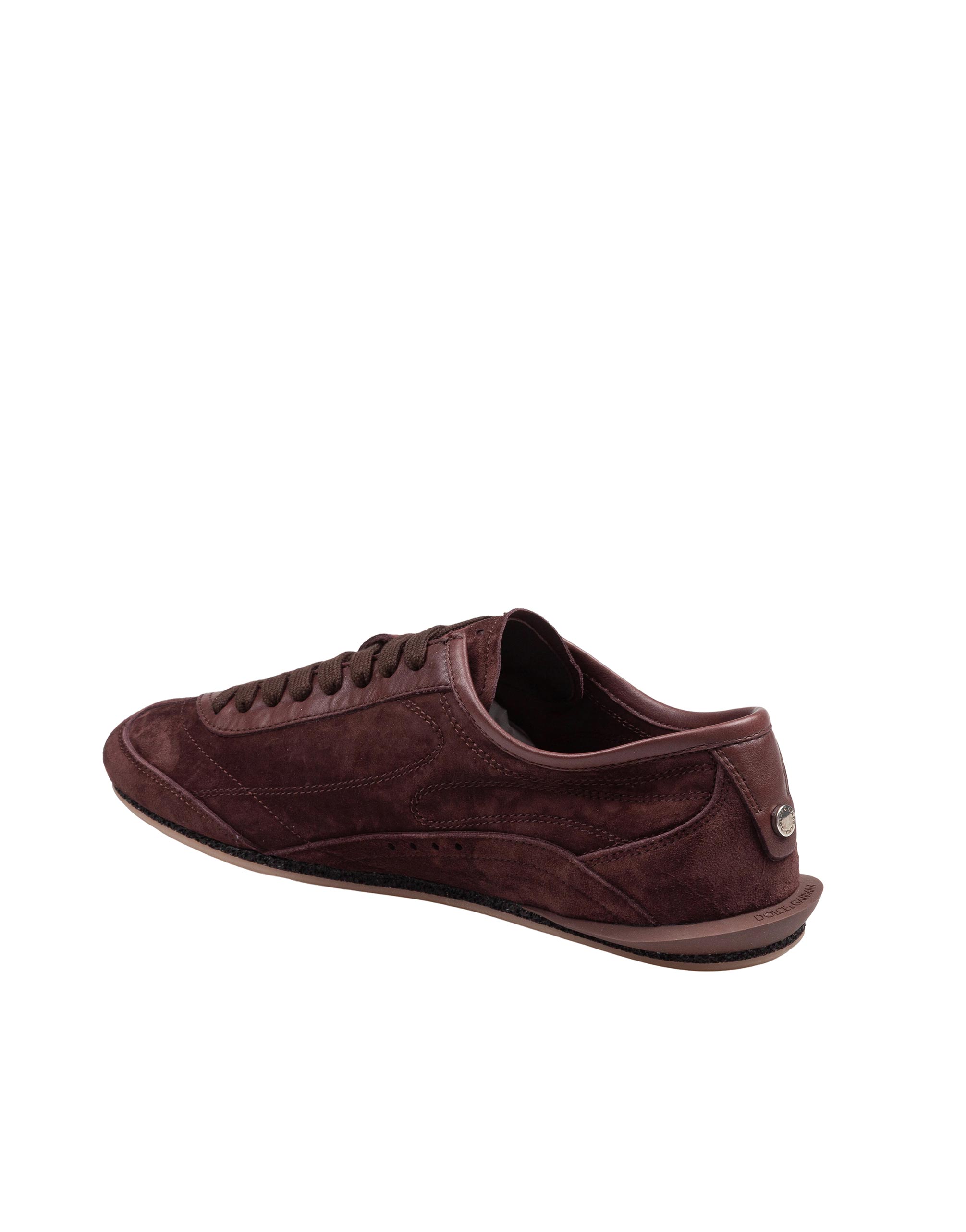 DOLCE & GABBANA SNEAKERS IN SUEDE COLORE CACAO