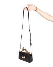 LANVIN BORSA A MANO PENCIL CAT NANO IN PELLE COLORE NERO