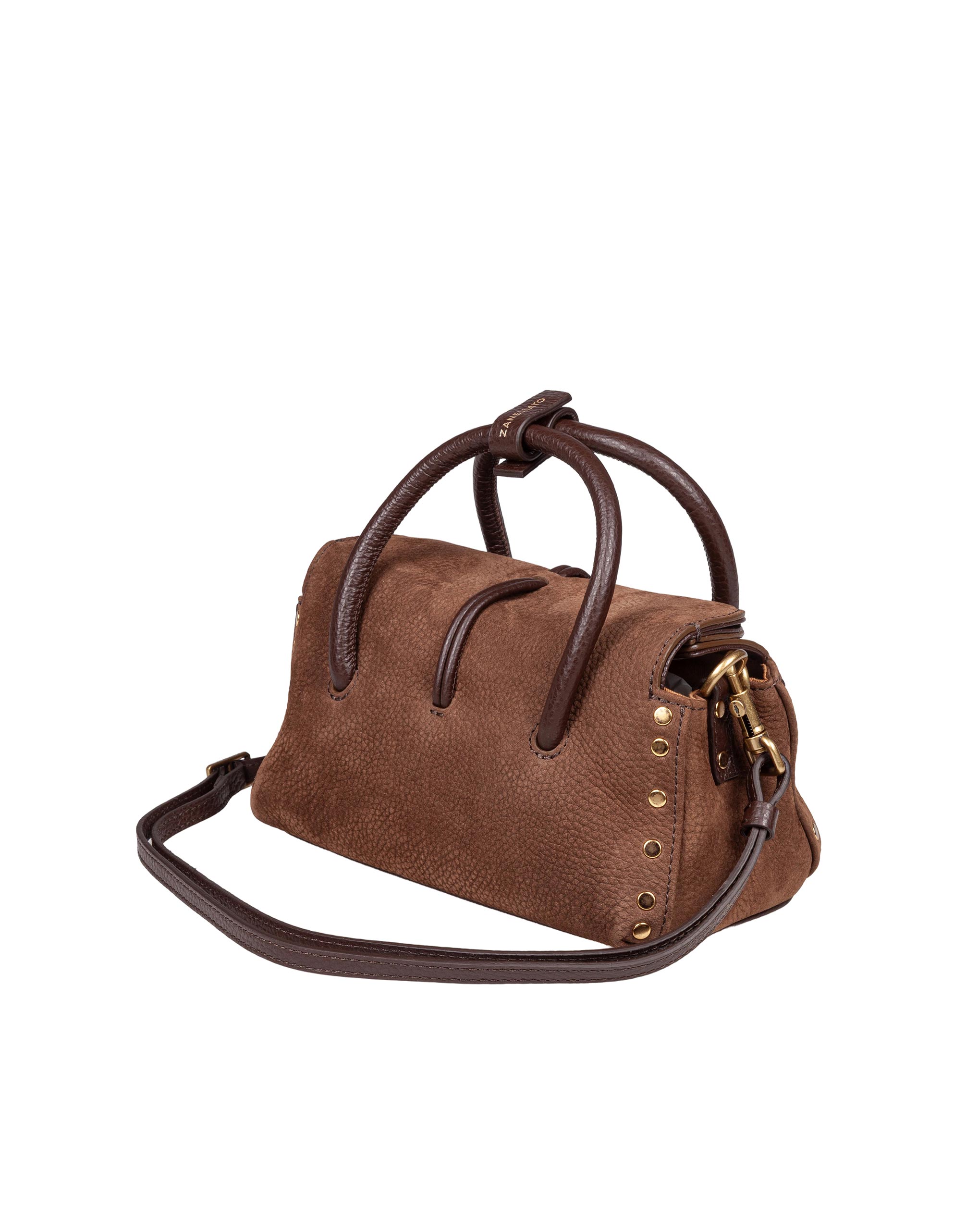 ZANELLATO BORSA A MANO DOTTA JONES BABY IN NABUK